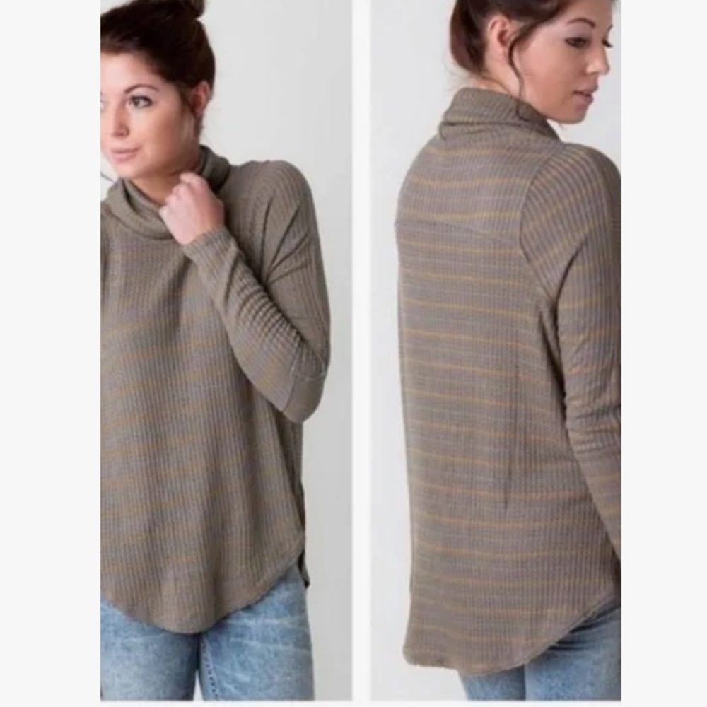 Free People Kristina Drippy Striped Thermal